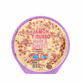 Gluten and lactose free ham and cheese pizza