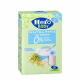 Hero baby gluten free 0% added sugars cereal powdered infant food +4 months cream of rice